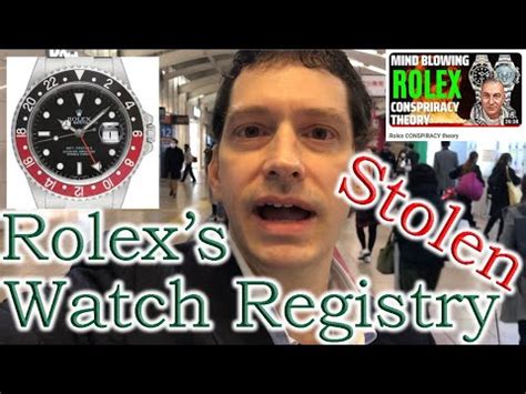 stolen rolex registry